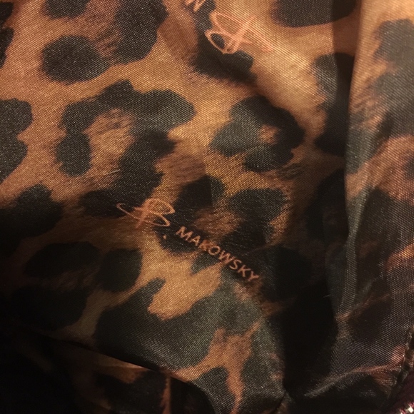 EUC B. Makowsky Sonoma leather Tote - Picture 5 of 6